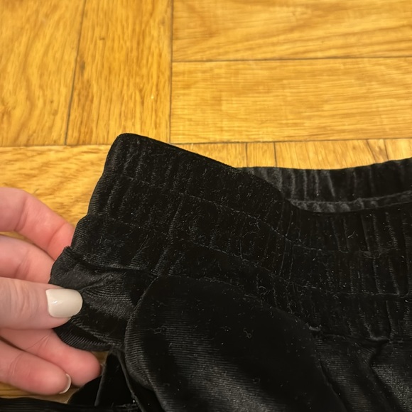 Velvet joggers - Picture 4 of 4